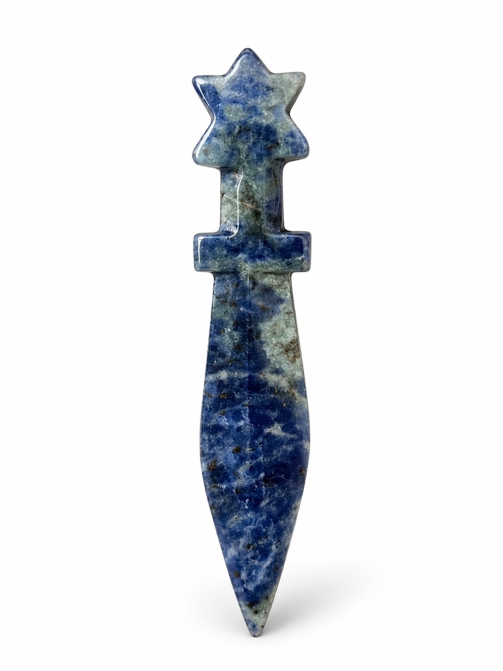 Sodalite Carved Dagger